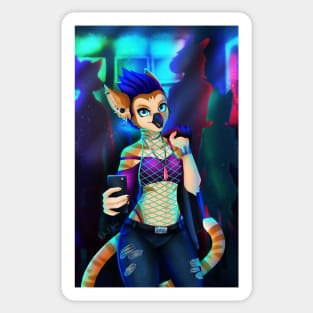 Keisha - Art the Arcade vr1 Sticker